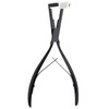 Tape in Hair Extensions Plier Black Stainless Steel Flat Surface