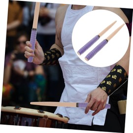 Pair Black Drum Sticks Drum Sets for Kids Instrument Mallets Drumsticks Maibachi Drumsticks Taiko Drum Hand Glue Controller Maibachi Drum Sticks Taiko Drum Hammer 7a