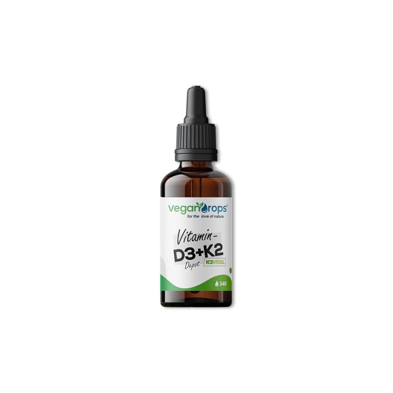 Vegan Drops® - Vitamin D3 & Vitamin K2 Depot -