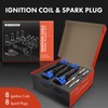 A-Premium (Blue) Set of 16 Ignition Coil Pack and Iridium