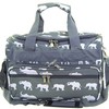 Small 13 Inch Elephant Print Duffel Bag Great for a