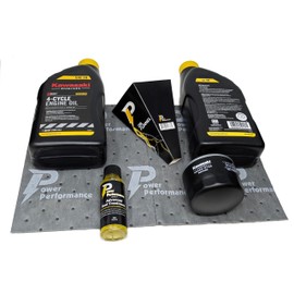 Power Performance SAE 30 Oil Change Kit for Kawasaki 49065-0721 (0736) and Fuel Treatment
