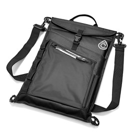 AquaQuest Typhoon Laptop Case - 100% Waterproof, Versatile, Durable, Lightweight, Messenger Bag - Protective Padded Computer Sleeve Pouch - 13" Black