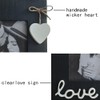 Simelecor Black Wooden Picture Frame 4x6 for Love with Heart-Table