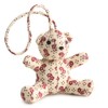 Premium Cotton Bitty Bear Bag Charm, Rachel Ditsy, One Size
