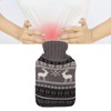 Rubber Hot Water Bottle With Waist Cover Knitted Cover Warm