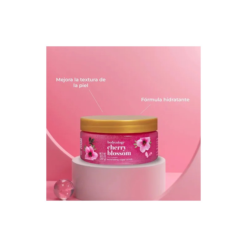 Exfoliante Corporal Bodycology Cherry Blossom 297 Grs