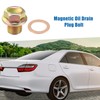 A ABSOPRO Magnetic Oil Drain Plug Bolt for Honda M14x1.5