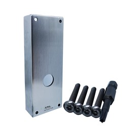 Postal Lock Intercom Box Surface for Postman Mail Delivery Canada Post Micro Switch Included with soldered Wires Antivandal Metal Material Ideal for Condo & Apartement Door Entrance