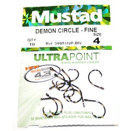 Mustad Demon Perfect® Kreishaken In-Line - 1X fein