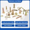 940PCS Grade 8.8 Metric Bolt and Nuts Kits M4 M5