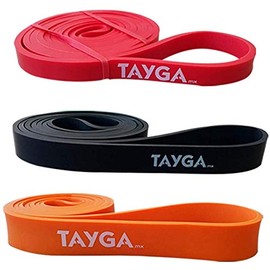 Tayga Set 3 Bandas Resistencia largas Power Loops Pull ups