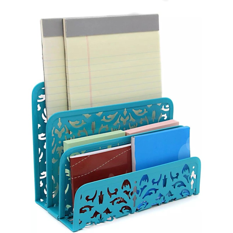 EasyPAG Dark Teal Desk Organizer Set 3 Piece Accessories Caddy