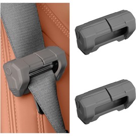 Fundas de silicona ZNDAW para hebilla de cinturón de auto – paquete 2, antiarañazos y diseño futurista