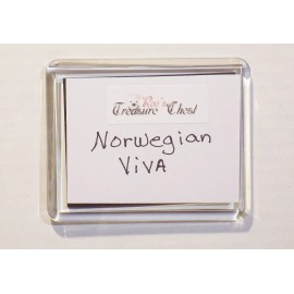 REFRIGERATOR MAGNET NORWEGIAN VIVA CRUISE SHIP - 3.5”x 3”