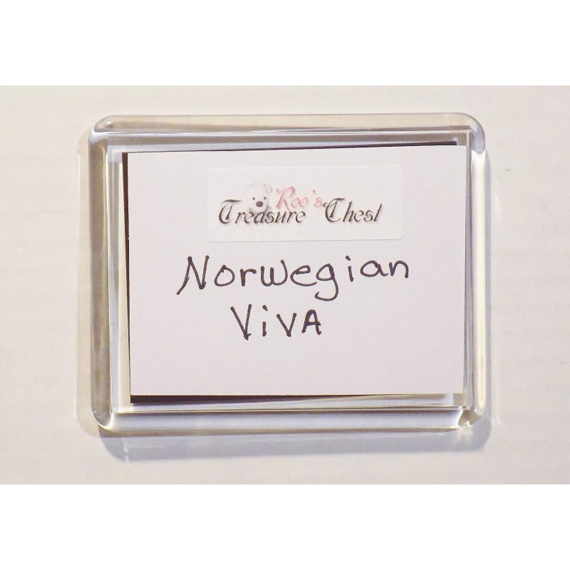 REFRIGERATOR MAGNET NORWEGIAN VIVA CRUISE SHIP - 3.5”x 3”