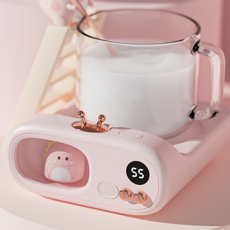 Cute Cup Warmer Cute Cartoon Smart Scheduled Temperature Control Heating
