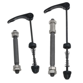Meuey Lyot Bicycle Axle Bicycle Quick Release Skrewer Bicycle Quick Removal Axle Bicycle Center Axle Bicycle Hub Axle Bicycle Parts for Road Bikes Mountain Bikes BMX 1Set