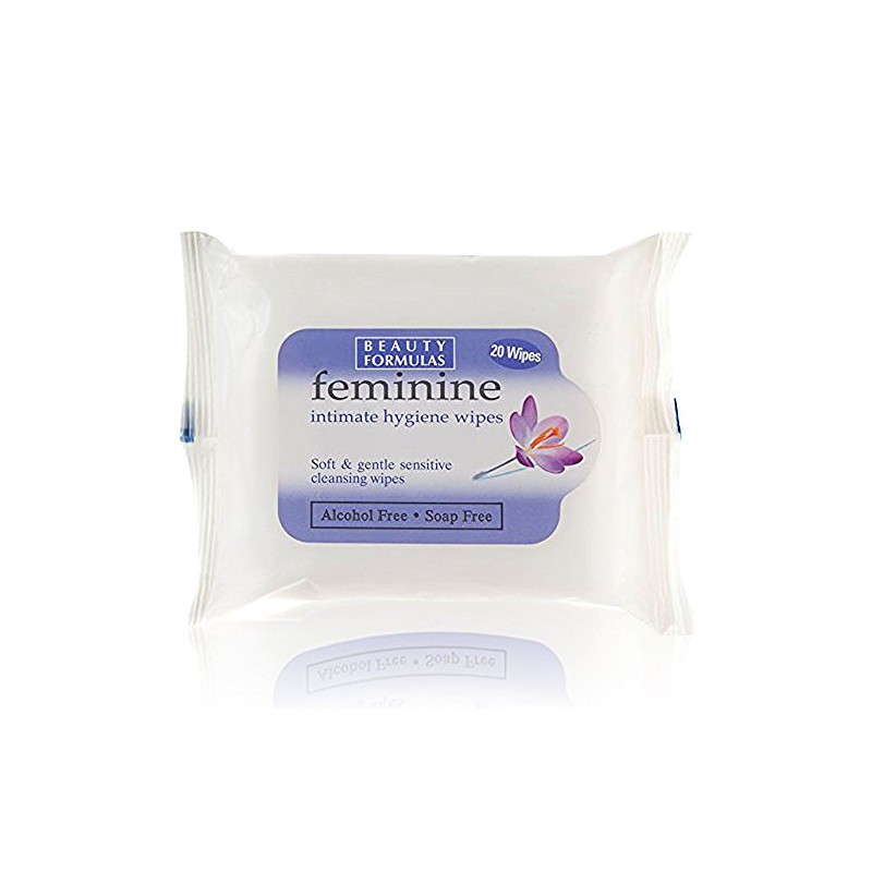 Feminine Intimate Hygiene Soft & Gentle Soap Free Wipes Two