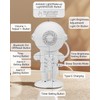 Ankilo Kids Alarm Clock with Night Light, White Noise Sound