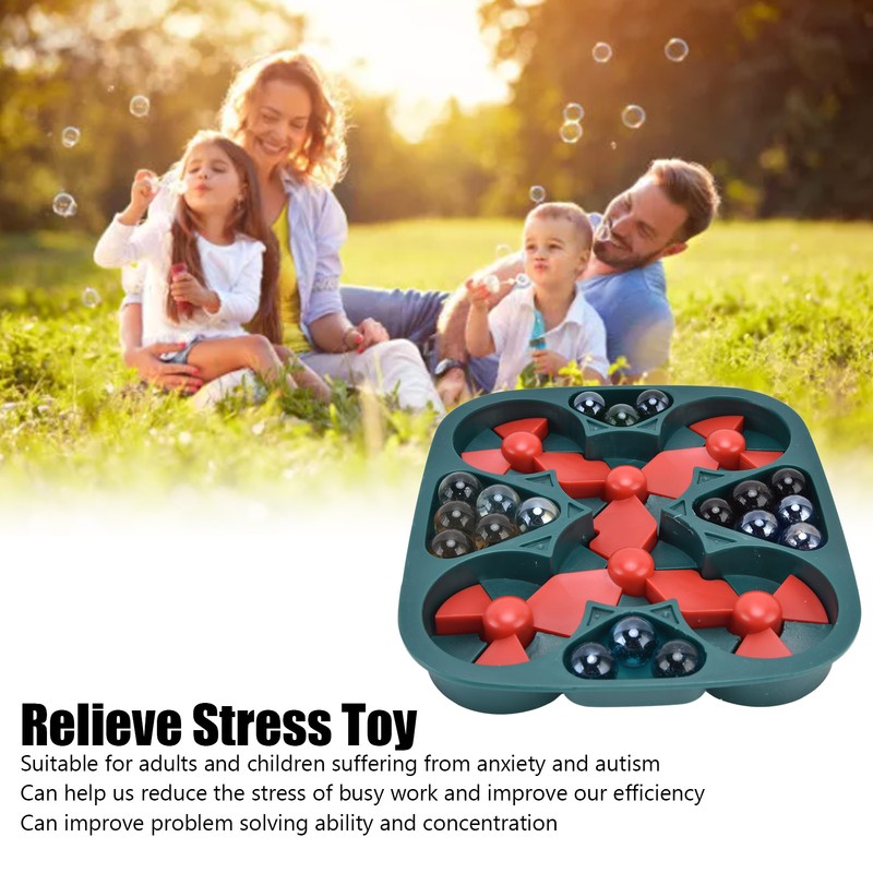 Rotate Pinball Game with Base Relieve Stress Bead Game Kids