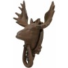 Ebros Rustic Western Forest Horned Bull Moose Head Cast Iron