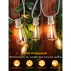 Larkvue 25FT Outdoor String Lights, Patio Lights with 10+1 LED
