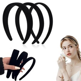 Aililong 4 Stück Baby Haarband, Stirnbänder aus Samt für Neugeborene, Kleinkinder und Babys, elastisch, weich, perfekte Größe, Haarband für Frauen und Mädchen.