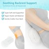 Sunlit Bath Jello Mini Gel Bath Pillows, Lumbar Pillow for