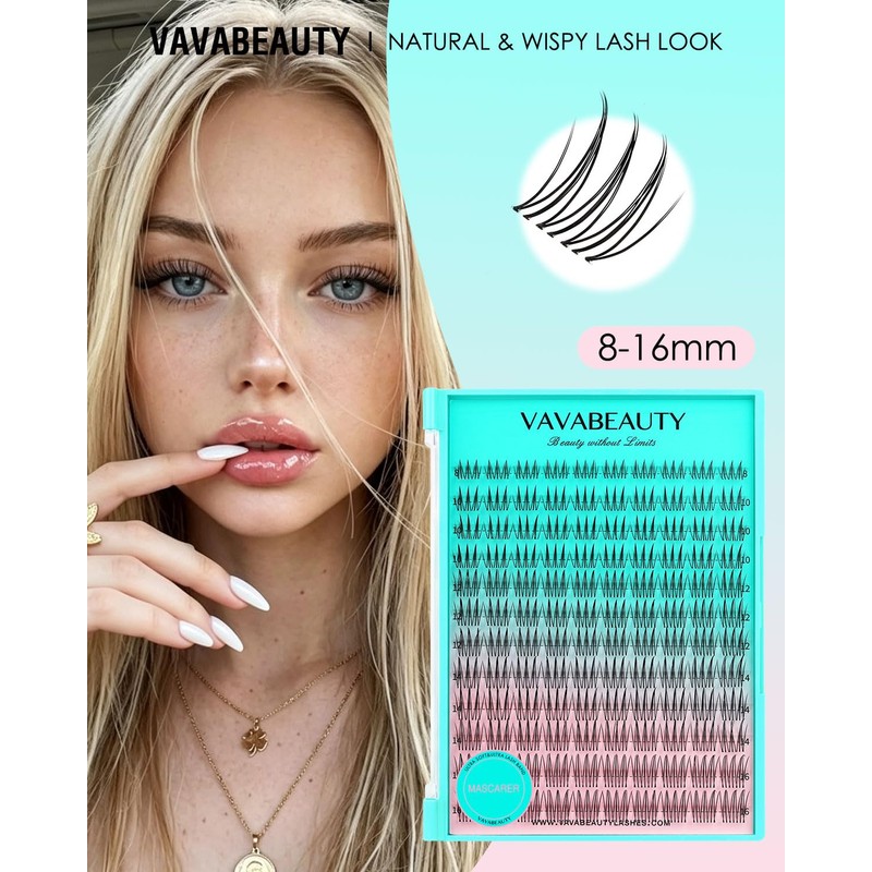 Lash Clusters Mascarer Wispy Natural Cluster Eyelash Extensions