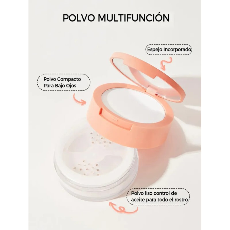 SHEGLAM Insta-Ready Polvos Rostro y Ojos - Translucent