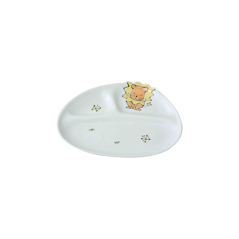 Nishiki Pottery Hasami Ware 60235 Mini Plate with Dividers, Ryion