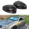 JMTAAT Mirror Covers Carbon Fiber Painted Compatible with 2003-2007 INFINITI