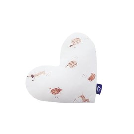 Träumeland GmbH Cuddly Cushion Heart Cats & Dogs, 38 x 30 x 12 cm
