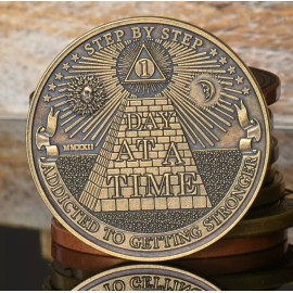 Addiction Coin | Recovery Coin | Addiction Recovery Sobriety Medallion