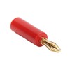 10PCS Banana Plugs 4mm Audio Jack Connector Solderless Six Blade