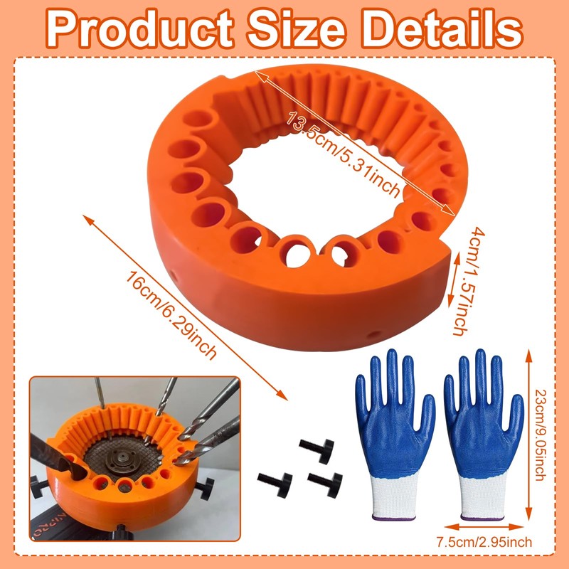 SPHERETRON Drill Grinder Drill Grinding Device 2-13 mm Drill Sharpener