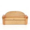 Dekohelden24 Wooden Incense Figurine Grandma and Grandpa on Sofa, Dimensions