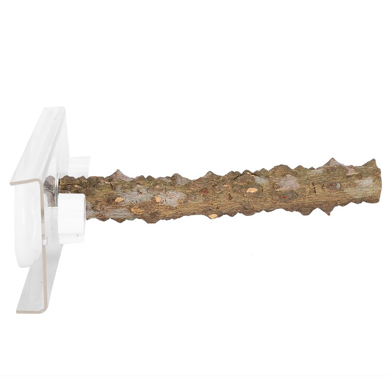 20CM Pet Bird Shower Standing Rod Parrots Outdoor Portable Wood