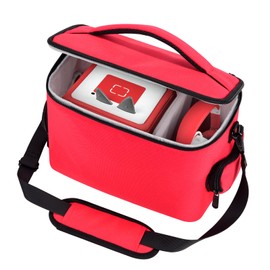 DDgro Toniebox Carrying Case - Convenient and Protective Travel Bag for Tonie box Audio Player Starter Set and Accessories (Red, Large)