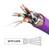 Duronic CAT8 PE 1 m Ethernet-Kabel | 40 Gbps Netzwerkabel
