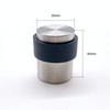 Door Stop Floor Mounted Concealed Fixing Flat Top Satin Stainless