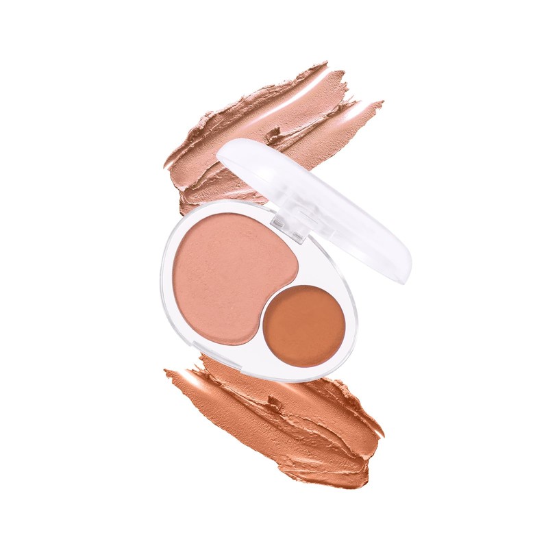 Face Blush Makeup for Cheeks 2 Tone Tint 5#