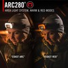 Coast RL35R Voice-Controlled 1100 Lumen Rechargeable LED Headlamp with ARC280™