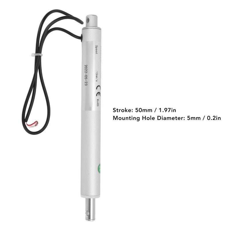 Micro Linear Actuator DC Electric Mini Pen Type 50mm Stroke