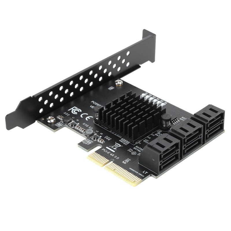 Expansion Card PCIE to 6Port SATA3.0 Hard Disk 6G PCIE3.0