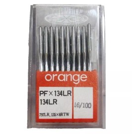 ORANGE PF x 134LR 134LR 135x8TW 797LR Leather Size #16 / 100 Pack of 100 Needles