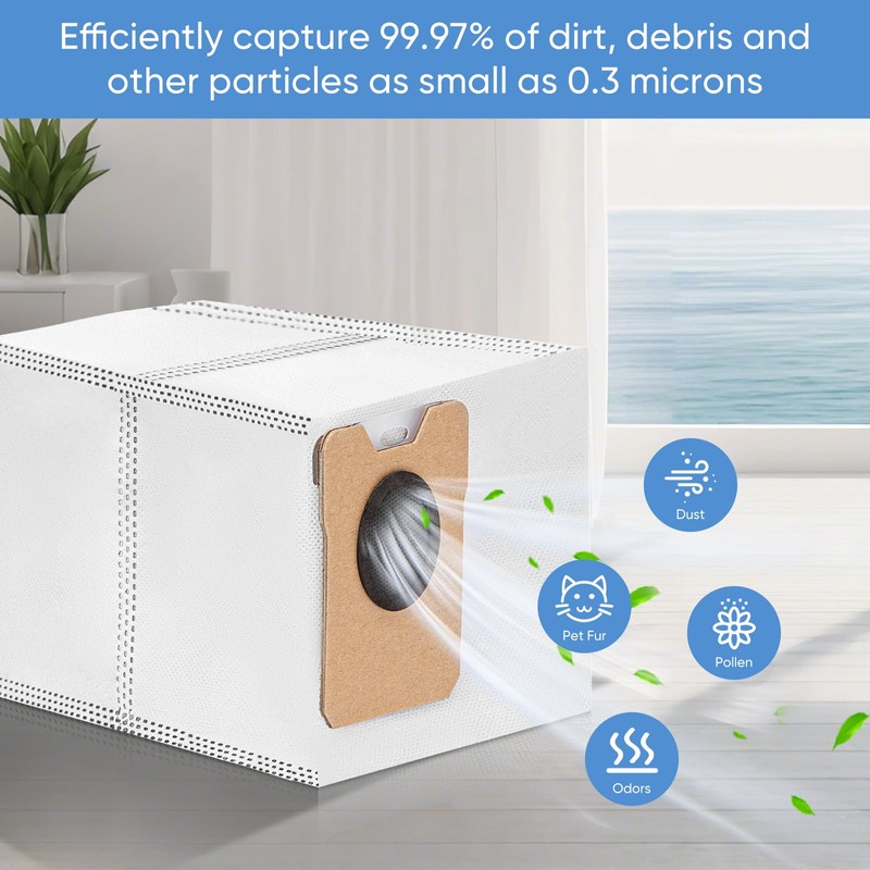 BIHARNT 15 Pack Omni C20 Dust Bags for Eufy C20