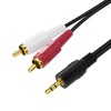 iYueMps 3.5mm to 2RCA Audio Cable 5m/16ft, 3.5mm Male to