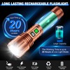 Flashlights High Lumens Rechargeable, 100000 Lumens Super Bright LED Powerful